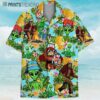 Bigfoot and Alien Hawaiian Shirt for Men Women Aloha Shirt Aloha Shirt