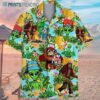 Bigfoot and Alien Hawaiian Shirt for Men Women Hawaaian Shirts Hawaiian Shirts