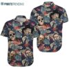 Characters Horror Movie Button Shirt Halloween Gift Hawaaian Shirtss Hawaaian Shirt