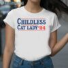 Childless Cat Lady Voting Election 2024 USA Shirt 2 Shirt