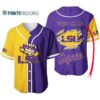 Custom LSU TIGERS Baseball Jersey Shirt 3 2