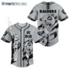 Custom Name Las Vegas Raiders NFL Baseball Jersey Shirts 3 2