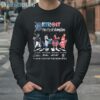 Detroit Lions Tigers Red Wings Detroit Piston Champions City Abbey Road Signatures shirt 4 Long Sleeve