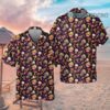 DnD Hawaiian Shirt Trippy Mushroom Pattern DnD Hawaiian Shirt Dice Colorful Pattern Hawaaian Shirts Hawaiian Shirts