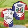 Dominican Republic Coat Of Arms Baseball Jersey 1 1