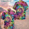 Grateful Dead Bear Dancing Hawaiian Shirt Hawaaian Shirts Hawaiian Shirts