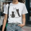 Halloween Ghost Cat Shirt Black Cat Lover 1 Shirts