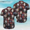 Horror Characters Button Shirt Halloween Movie Hawaiian Shirt Aloha Shirt Aloha Shirt