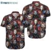 Horror Characters Button Shirt Halloween Movie Hawaiian Shirt Hawaaian Shirtss Hawaaian Shirt