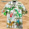 Jesus Ride A Dinosaur Jurassic Park Hawaii Shirt Hawaiian Hawaiian