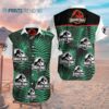 Jurassic Park Symbol Palm Leaves Green Hawaii Shirt Hawaaian Shirts Hawaiian Shirts