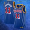 Klay Thompson Royal Golden State Warriors Jerseys 4 3