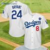 LA Dodgers Kobe Bryant 24 Baseball Jersey 1 1