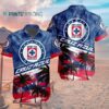 LIGA MX Cruz Azul Special Hawaiian Shirt Hawaaian Shirts Hawaiian Shirts