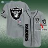 Las Vegas Raiders Custom Name Baseball Jersey 2 3