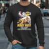 Los Angeles Lakers Nba Jerry West The Logo 1938 2024 Thank You For The Memories Signature Shirt Long Sleeve Long Sleeve