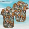 Michael Myers Characters Horror Movie Button Up Hawaiian Shirt Aloha Shirt Aloha Shirt