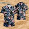 Michael Myers Hawaiian Button Shirt Horror Halloween Gifts Hawaiian Hawaiian