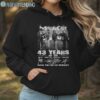 Motley Crue 43th 1981 2024 Thank You For The Memories Shirt Hoodie Hoodie