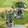 NCAA Baylor Bears Baseball Jersey Skeleton Tropical Flowers Gift 1 1