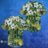 NCAA Baylor Bears Tropical Flowers And Leaves Baseball Jersey 4 3