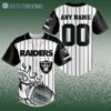 NFL Las Vegas Raiders Baseball Jersey 3D Personalized 2 3