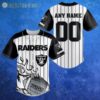 NFL Las Vegas Raiders Baseball Jersey 3D Personalized 4 3