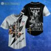 NFL Las Vegas Raiders Custom Name Baseball Jersey Shirt 4 3