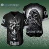 Personalized Skull Las Vegas Raiders Baseball Jersey 2 3