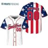 Personalized USA American Flag Baseball Jersey 3 2