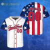 Personalized USA American Flag Baseball Jersey 4 3