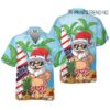 Santa Christmas In July Hawaiian Shirt Funny Hawaaian Shirtss Hawaaian Shirt