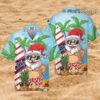 Santa Christmas In July Hawaiian Shirt Funny Hawaiian Hawaiian