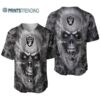 Skull Las Vegas Raiders Baseball Jersey NFL Gifts 3 2