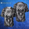 Skull Las Vegas Raiders Baseball Jersey NFL Gifts 4 3