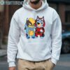 Superhero Bluey Deadpool And Wolverine Shirt 4 Hoodie