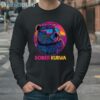 Synthwave Bober Bobr Kurwa Internet Beaver Shirt 4 Long Sleeve