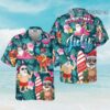 Tropical Santa Claus Christmas In July Hawaiian Shirt Aloha Shirt Aloha Shirt