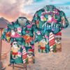 Tropical Santa Claus Christmas In July Hawaiian Shirt Hawaaian Shirts Hawaiian Shirts