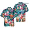 Tropical Santa Claus Christmas In July Hawaiian Shirt Hawaaian Shirtss Hawaaian Shirt