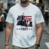 Trump Fight TShirt Trump Fist Pump Shot At Trump 2024 2 Men Shirt