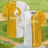 White And Yellow Split Bundaberg Baseball Jersey 1 1