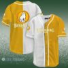 White And Yellow Split Bundaberg Baseball Jersey 2 3