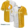 White And Yellow Split Bundaberg Baseball Jersey 3 2