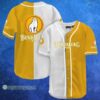 White And Yellow Split Bundaberg Baseball Jersey 4 3