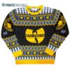 Wu Tang Clan Logo Snowflakes Yellow Black White Ugly Sweater Christmas 2 2