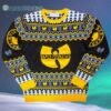 Wu Tang Clan Logo Snowflakes Yellow Black White Ugly Sweater Christmas 4 4