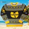 Wu Tang Clan Logo Snowflakes Yellow Black White Ugly Sweater Christmas 5 NEN2