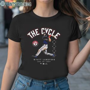 Wyatt Langford MLB Texas Rangers Cycle June 30th 2024 T Shirt 1TShirt TShirt