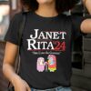 Bluey Bingo Janet And Rita 2024 For President Here Come The Grannies Shirt 2 T Shirt